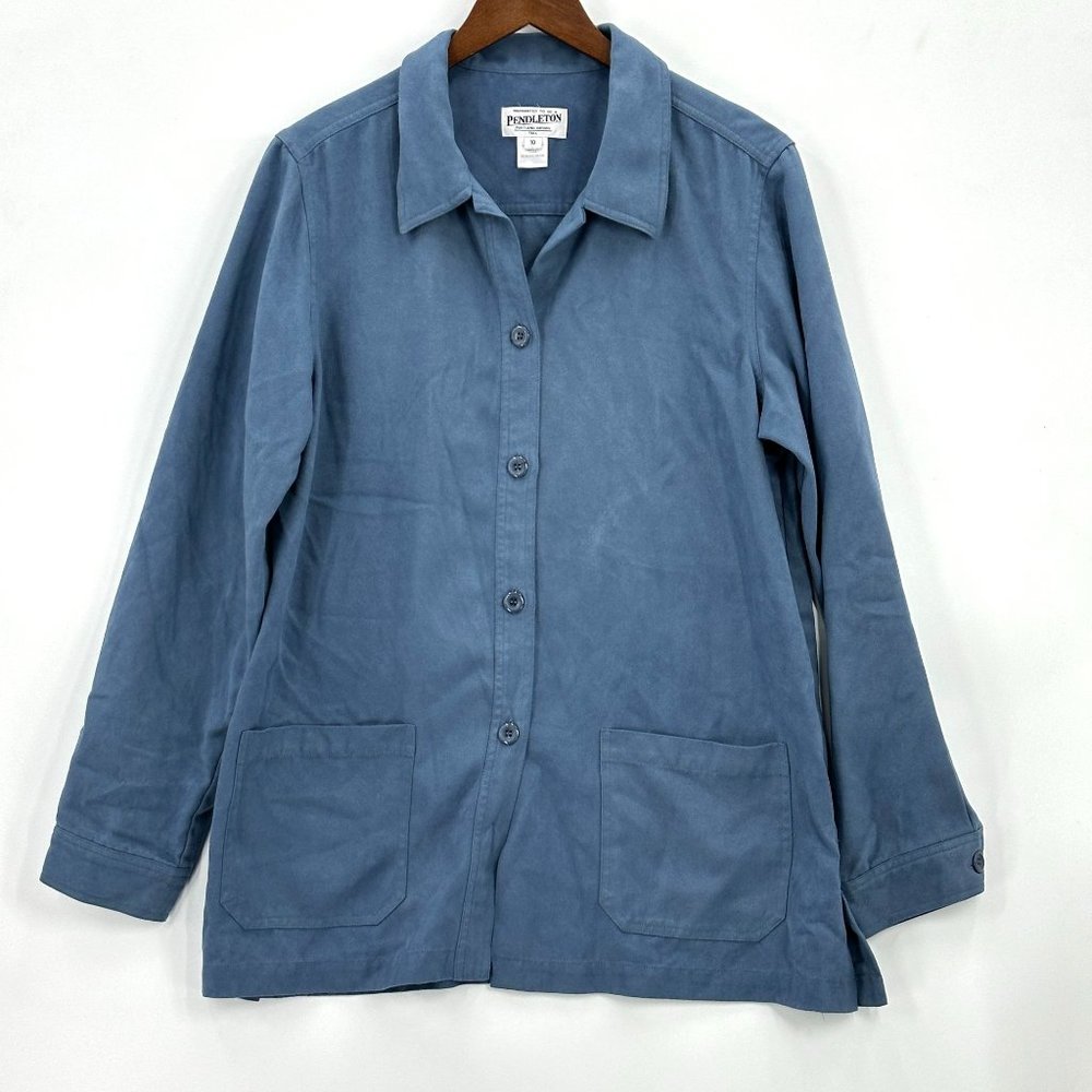 Pendleton Womens Blazer Button Down Long Sleeve P… - image 1